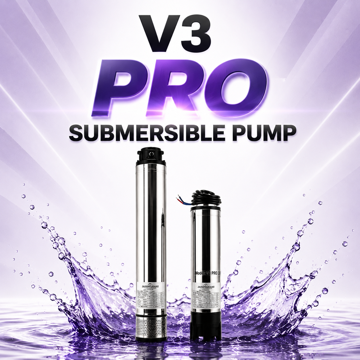 0.5 HP V3 Submersible Pump