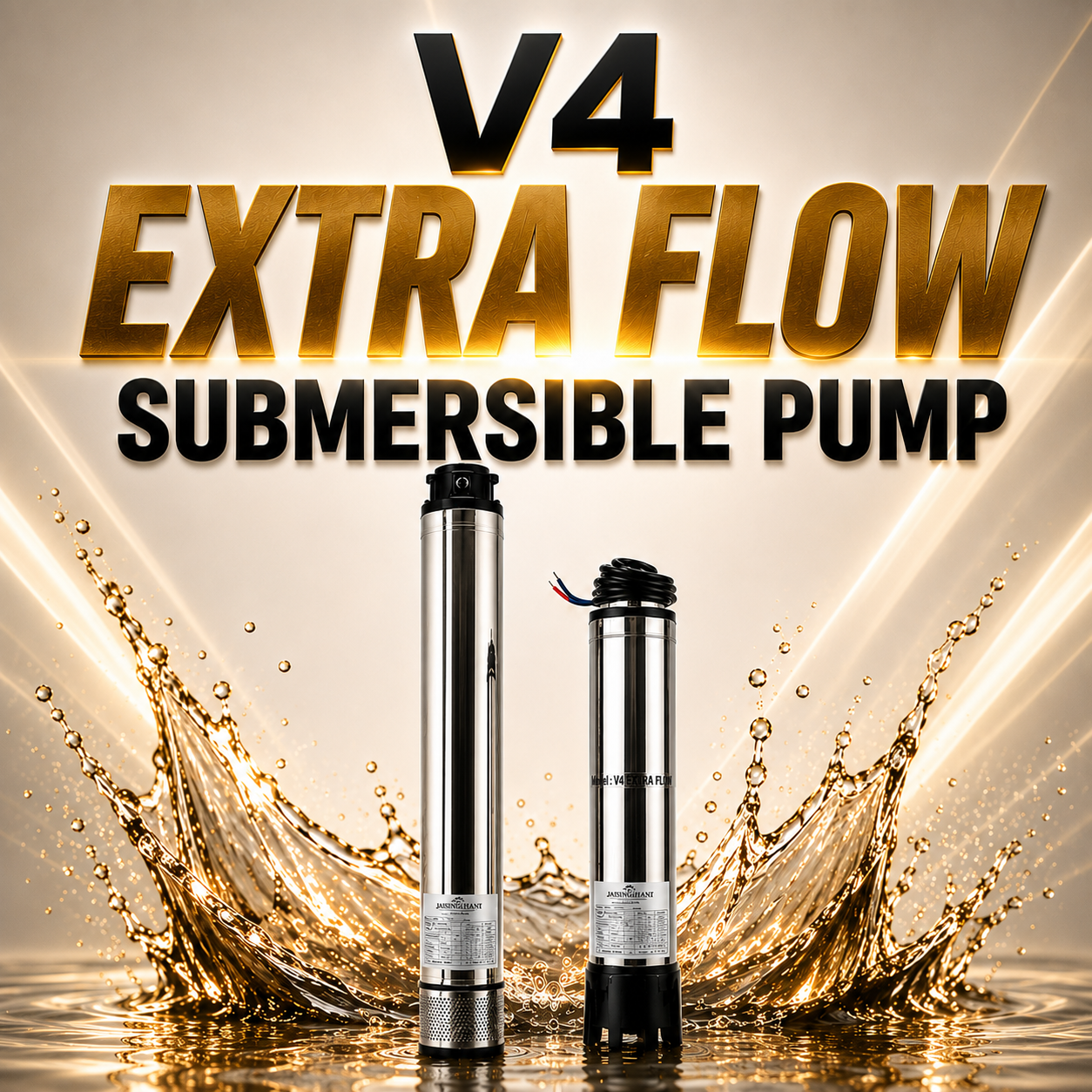 0.75 HP V4 Submersible Pump