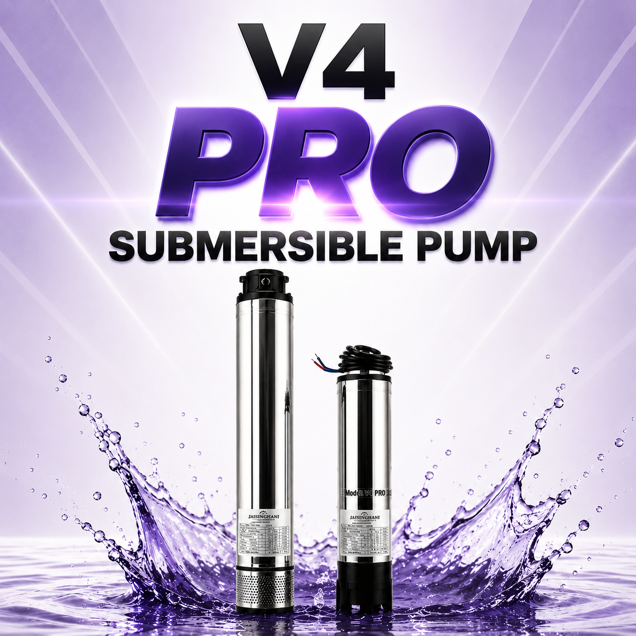 1 HP V4 Submersible Pump