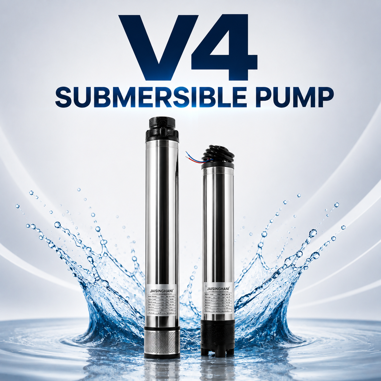 3 HP V4 Submersible Pump
